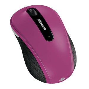 Microsoft Wireless Mobile Mouse 4000 BlueTrack USB for Mac/Win (Pink)