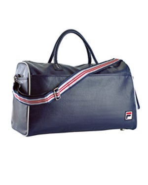 FILA Vintage Holdall with Handle and Shoulder Strap - Peacoat