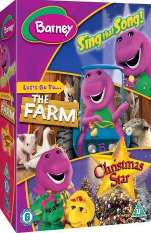 Barney Triple Pack (Sing That Song! / Let's Go To The Farm / Christmas Star)