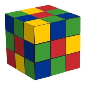 Retro Rubiks Stress Ball
