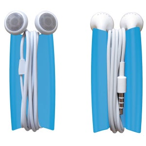 Quirky Wrapster Headphone Cord Organizer (Blue)