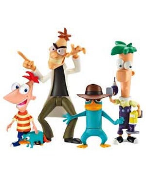 Phineas And Ferb Action Figures Scene Packs