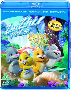 Zhu Zhu Pets: Quest For Zhu 3D (3D Blu-Ray, 2D Blu-Ray, DVD and Digital Copy)