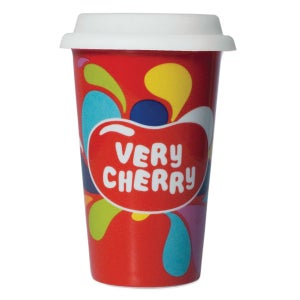 Jelly Belly - Very Cherry Ceramic Travel Mug