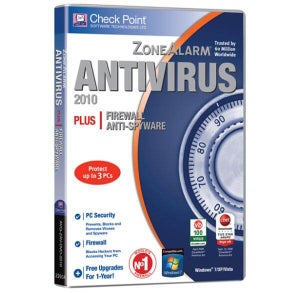 ZoneAlarm AntiVirus 2010 3 User 1 Year