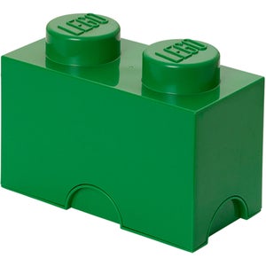 LEGO Aufbewahrungsbox 2 Noppen - Dunkelgrün