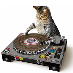 DJ Deck Kratzmatte für Katzen