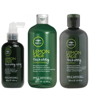 Paul Mitchell Tea Tree Lemon Sage Trio- Shampoo, Conditioner & Thickening Spray