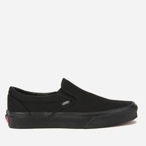 Vans Classic Slip-On Canvas Trainers - Black