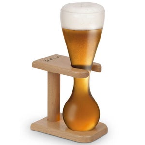 Quarter Yard Glass with Wooden Stand