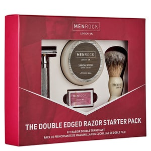 Men Rock Double Edge Razor Starter Pack (Worth £67.95)