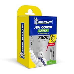 Michelin (ミシュラン) Aircomp Latex Road Inner Tube - Pack of 5 Long バルブ