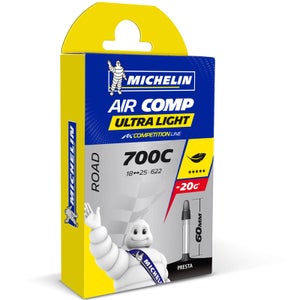 Michelin Aircomp Road Long Valve Inner Tube - Pack of 5
