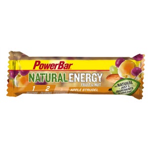 Powerbar Natural Energy  Fruit & Nut - Apple Strudel Box of 24