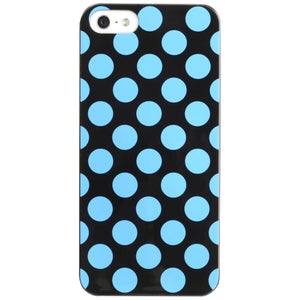 Cygnett Polkadot Case for iPhone 5 - Black / Blue