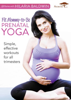 At Home with Hilaria Baldwin: Fit Mommy-to-Be Prenatal Yoga