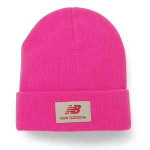 New Balance Unisex Troy Beanie - Acrylic Fluo Pink