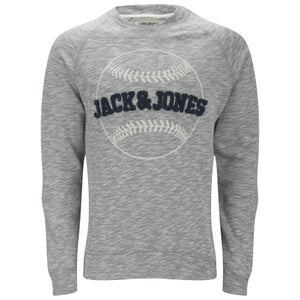 Jack & Jones Men's Fast Fashion Earnest Sweater - Grey Marl