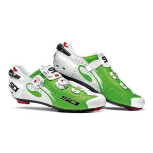 Sidi Wire Carbon Air Vernice Cycling Shoes - White/Green  