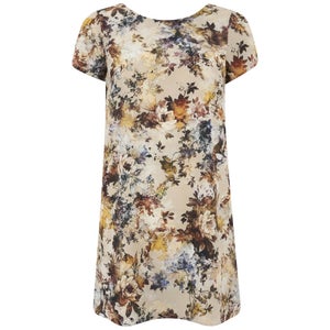 LOVE Women's V Back Shift Dress - Multi