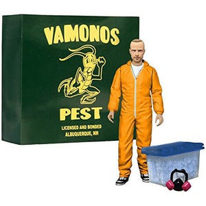 Breaking Bad Jessee Pinkman Orange Hazmat Suit EE Exclusive 6 Inch Action Figure