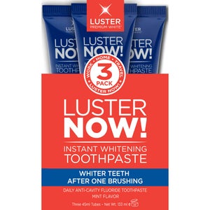 Luster Now Instant Whitening Toothpaste - 3 Pack (42g)