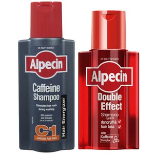 Alpecin Double Effect and Caffeine Shampoo Duo