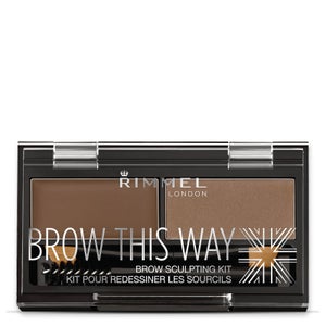 Rimmel Brow This Way Eyebrow Kit - Medium Brown