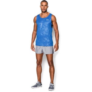 Under Armour Men's Coldblack Running Singlet - Blue Jet/Black/Reflective