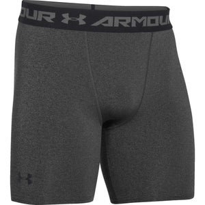 Under Armour Men's Armour HeatGear Compression Training Shorts - Carbon Heather/Black