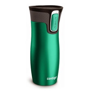 Contigo West Loop Autoseal Travel Mug with Lock (470ml) - Emerald Green