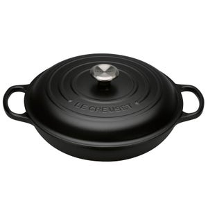Le Creuset Signature Cast Iron Shallow Casserole Dish - 26cm - Satin Black