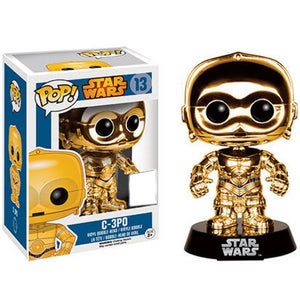 Star Wars Gold Chrome C-3PO SDCC Exclusive Pop! Vinyl Figure