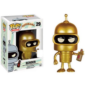 Futurama Golden Bender SDCC Exclusive Pop! Vinyl Figure