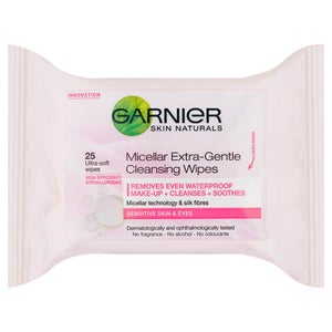 Garnier Micellar Face Wipes Sensitive Skin 25 Wipes