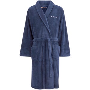 Ben Sherman Men's Fleece Robe - Navy
