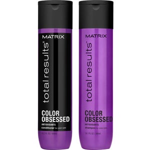 Matrix Total Results Color Obsessed Shampoo (300ml), Conditioner (300ml) and Miracle Treat 12 Lotion Spray (150ml)