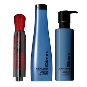 Shu Uemura Art of Hair Muroto Volume Pure Lightness Shampoo (300ml), Conditioner (250ml) and Volume Maker (2g)