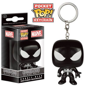 Marvel Limited Edition Black Suit Spider-Man Pop! Vinyl Keychain