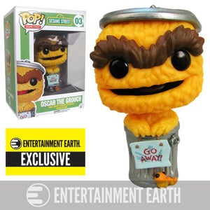 Sesame Street Oscar The Grouch Orange Debut Entertainment Earth Exclusive Pop! Vinyl Figure