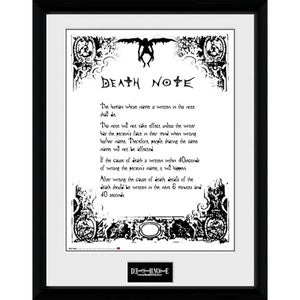 Death Note - 16 x 12 Inches Framed Photographic