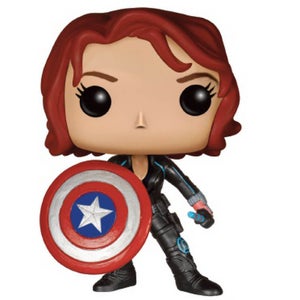 Marvel Avengers: L'Ère d'Ultron Black Widow avec Caps Shield Figurine Funko Pop!