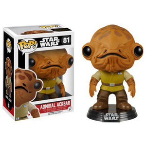 Star Wars The Force Awakens Admiral Ackbar Pop! Vinyl Bobble Head Figure