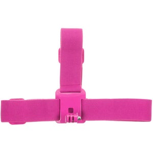 Kitvision Head Strap Mount for Action Cameras (GoPro, Kitvision: Edge H10, Splash, Esc 5 & Esc 5W) - Pink