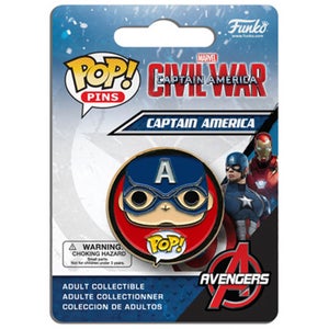 Captain America: Civil War Captain America Badge Pop! Pin