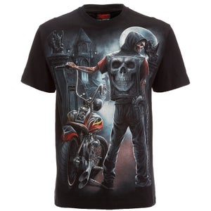 Spiral Men's Night Church T-Shirt - Black