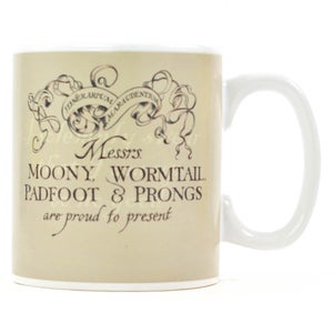 Harry Potter Marauder's Map Heat Changing Mug
