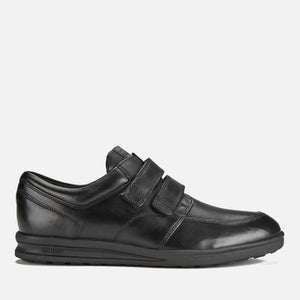 KICKERS TROIKO STRAP LTHR AM BLACK/BLACK