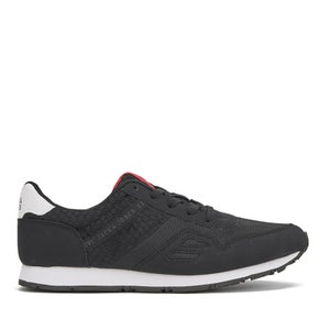 Jack & Jones Men's Fayette Mesh Trainers - Anthracite