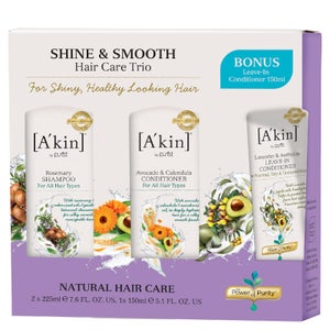A'kin Shine & Smooth Trio (Worth £36.00)